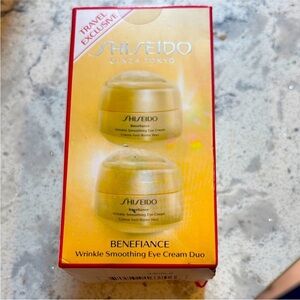 Shiseido Benefiance Wrinkle Smoothing Eye Cream Duo - Pink and Gold Accents